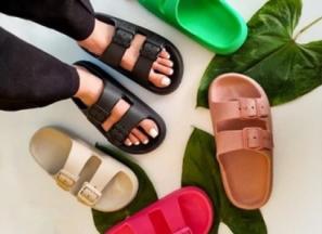 قیمت دمپایی شیک دخترانه + مشخصات بسته بندی عمده و ارزان